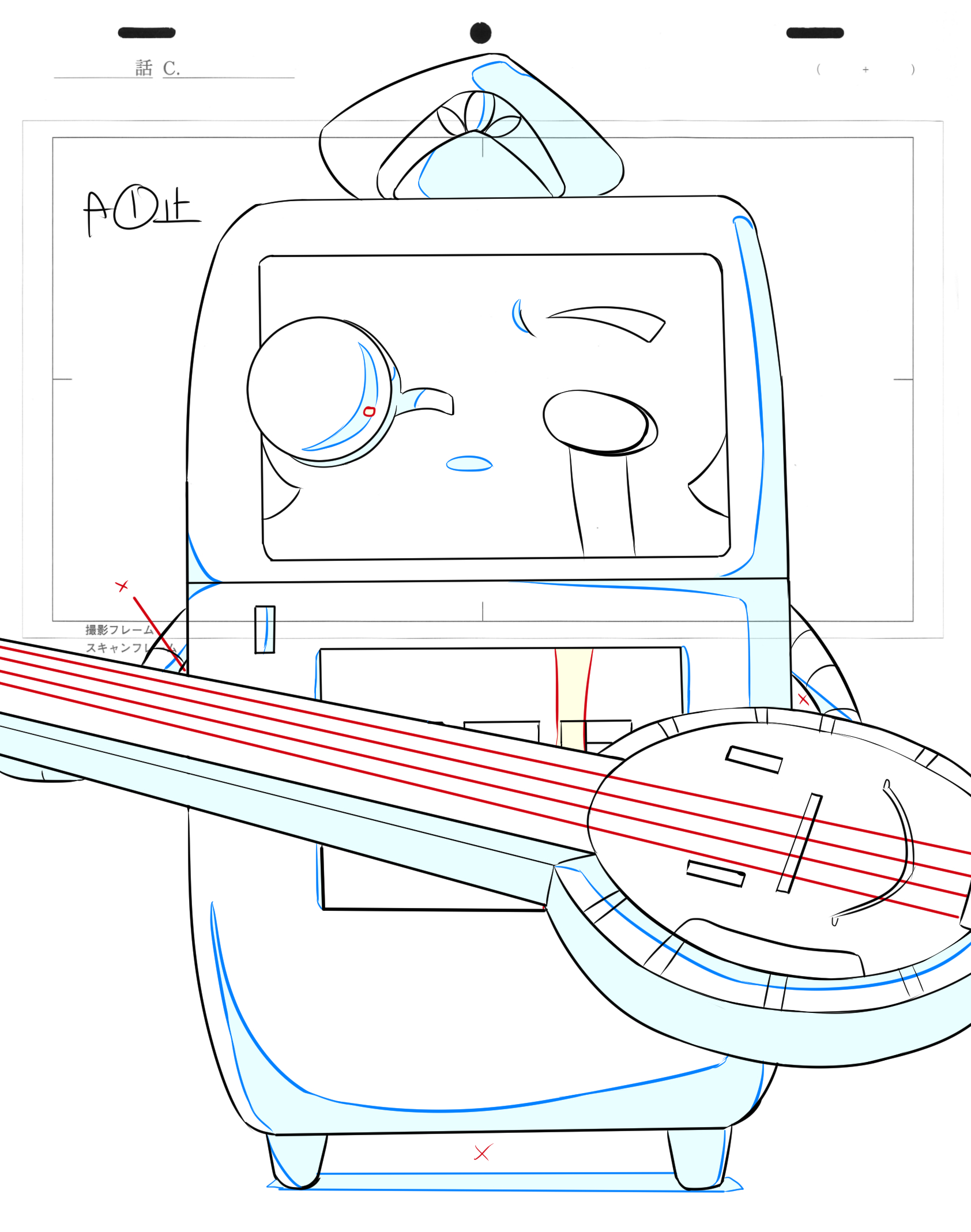 無責任ギャラクシー タイラー 作画その２ ぶりおアニメーション